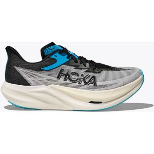 Hoka One HOKA Rocket X 3 Shoes in White/Black, Size M 9.5/W 10.5
