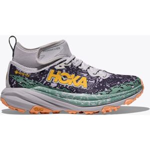 Hoka One HOKA Women's Speedgoat 6 Mid GTX Shoes in Ash Grey/Charcoal Grey, Size 8.5