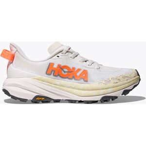 Hoka One HOKA Women's Speedgoat 6 Shoes in White/Neon Tangerine, Size 6.5