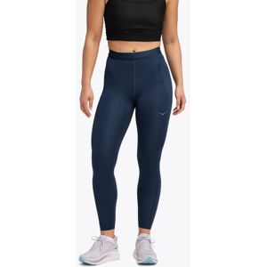 Hoka One HOKA Women's Novafly Run Tights 25" in Midnight Blue, Size XXL