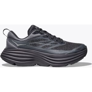 Hoka One HOKA Stealth/Tech Bondi 8 Caged Shoes in Charcoal Grey/Grey Skies, Size M 9.5/W 10.5