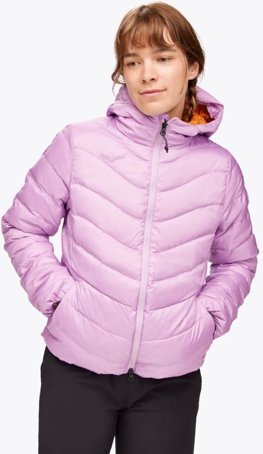 Hoka One HOKA Women's Outseeker Down Jacket in Violet Bloom, Size Small