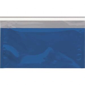 Value Collection Pack of (250), 10-1/4" Long x 6-1/4" Wide Peel-Off Self-Seal Metallic Mailers - Blue