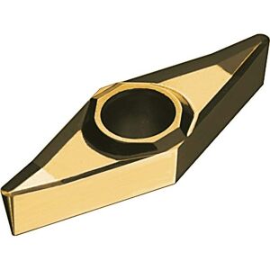 Arno VCGT43.57.5FN-ALU AT20 Carbide Turning Insert - Neutral, 22.1mm Long, 12.7mm Inscribed Circle, 3mm Corner Radius, 5.56mm Thick, 35 Diamond