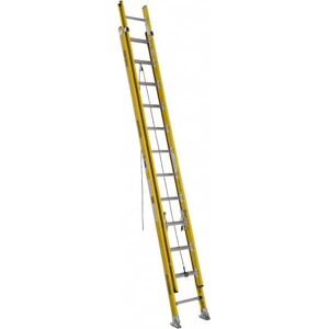 Werner 24' High, Type IAA Rating, Fiberglass Extension Ladder - 375 Lb Capacity, 21' Working Length   Part #7124-2