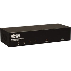 MSC Industrial   Tripp-Lite DVI Splitter w/ Audio & Signal Booster - DVI Connector, Black, Use w/ Monitors   Part #B116-004A