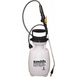 Smith Performance Sprayers 1 Gal Chemical Safe Garden Hand Sprayer - Use w/ Cleaners/Degreasers, Polyethylene Tank, Funnel Mouth, Reinforced Hose