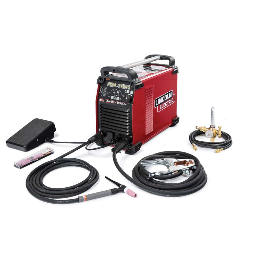 Lincoln Electric TIG Welders; Maximum Output Amperage: 150 ; Minimum Output Amperage: 2 ; Phase: Single, Three ; Duty Cycle (%): 230A/35%/19.2V
