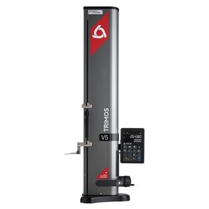 Fowler Electronic Height Gage: 1,110 mm Max, 0.0001" Resolution, 0.000360" Accuracy - 0.00005" Resolution, Accurate to 0.00036", LCD Display, RS-232