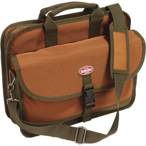 Boss Bucket Boss 15 Pocket, Polyester, Brown & Green Laptop Tool Bag - 16" Wide x 6" Deep x 12" High   Part #62100