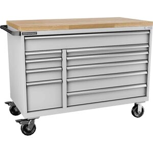 Champion Tool Storage Mobile Work Centers; Type: Standard Depth Butcher Block Top Cabinet ; Load Capacity (Lb.): 440.000 ; Number of Drawers: 10