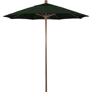 California Umbrella Patio Umbrellas; Diameter (Feet): 7.5 ; Height (Feet): 8.000 ; Fabric Color: Hunter Green ; Base Included: No ; Canopy Fabric: