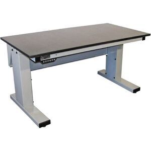 Proline Stationary Work Bench: 30" Wide, 30-1/2" High, 1,000 lb Capacity - Steel, Light Gray   Part #MVSII7230E-A31