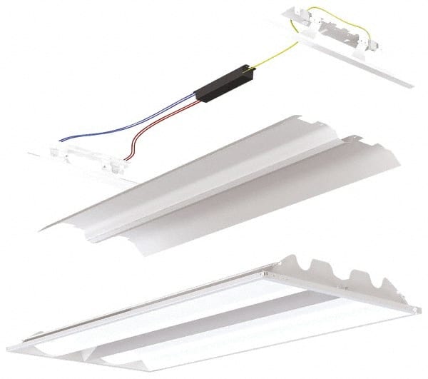 Cooper Lighting 2 Lamp, 17 Watts, 2 x 2', Electronic Start Troffer Light Fixture Retrofit Kit - White Fluorescent Lamp   Part #ART-2ARC-217L-U