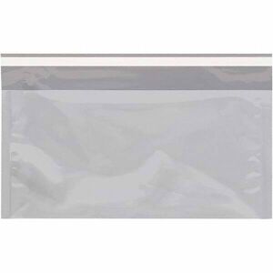Value Collection Pack of (250), 10-1/4" Long x 6-1/4" Wide Peel-Off Self-Seal Metallic Mailers - Silver