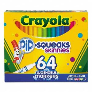 Crayola Washable Marker: Assorted Color, Water-Based, Medium Bullet Point -   Part #CYO588764