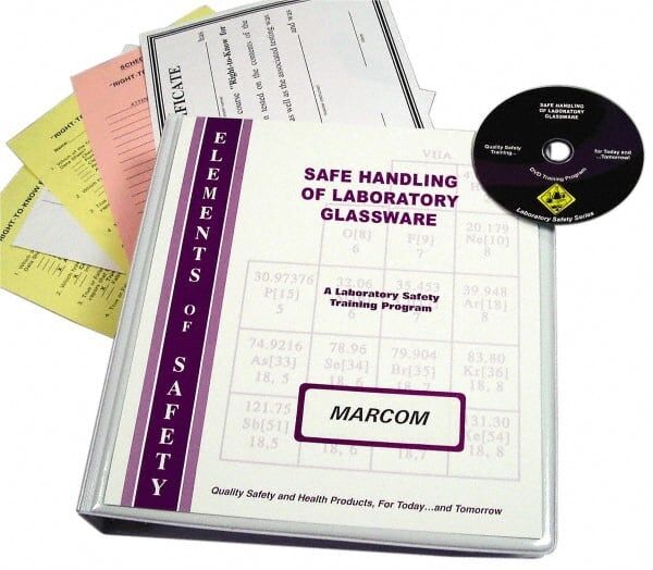 Marcom Safe Handling of Laboratory Glassware, Multimedia Training Kit - DVD, English   Part #V000GLS9EL