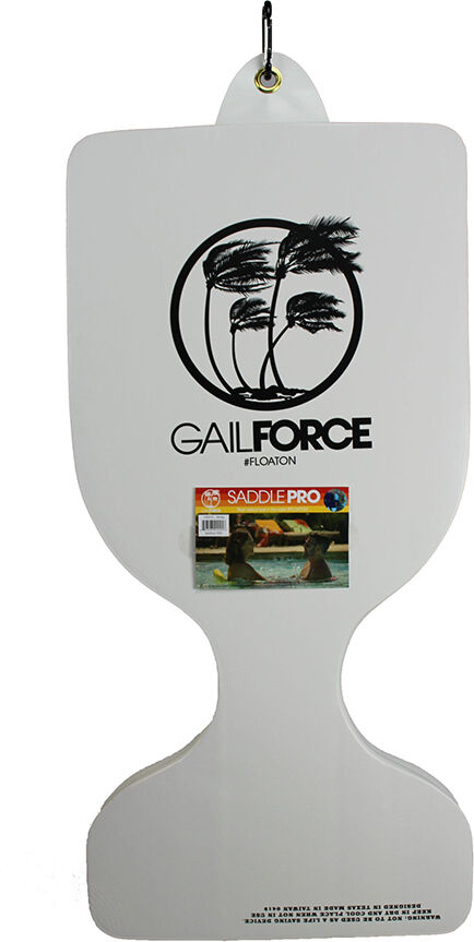 Gail Force Extra Thick Saddle Float - White