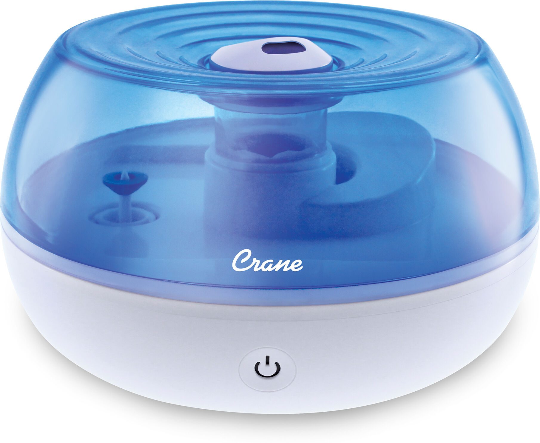 Crane Personal Ultrasonic Cool Mist Humidifier, Blue and White