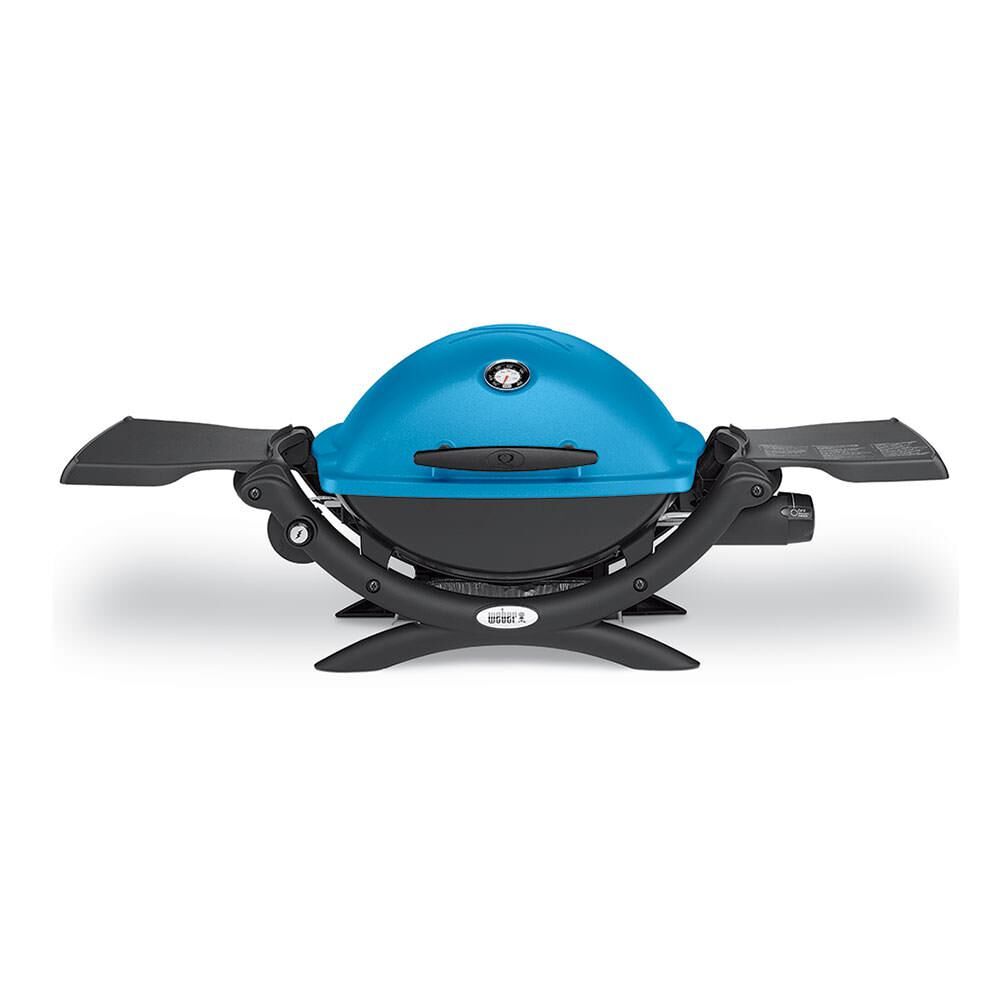 Weber Q 1200 Portable Gas Grill, Blue Made in USA