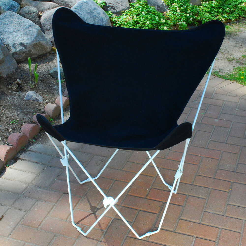 Algoma Net Company Algoma Butterfly Folding Chair in White