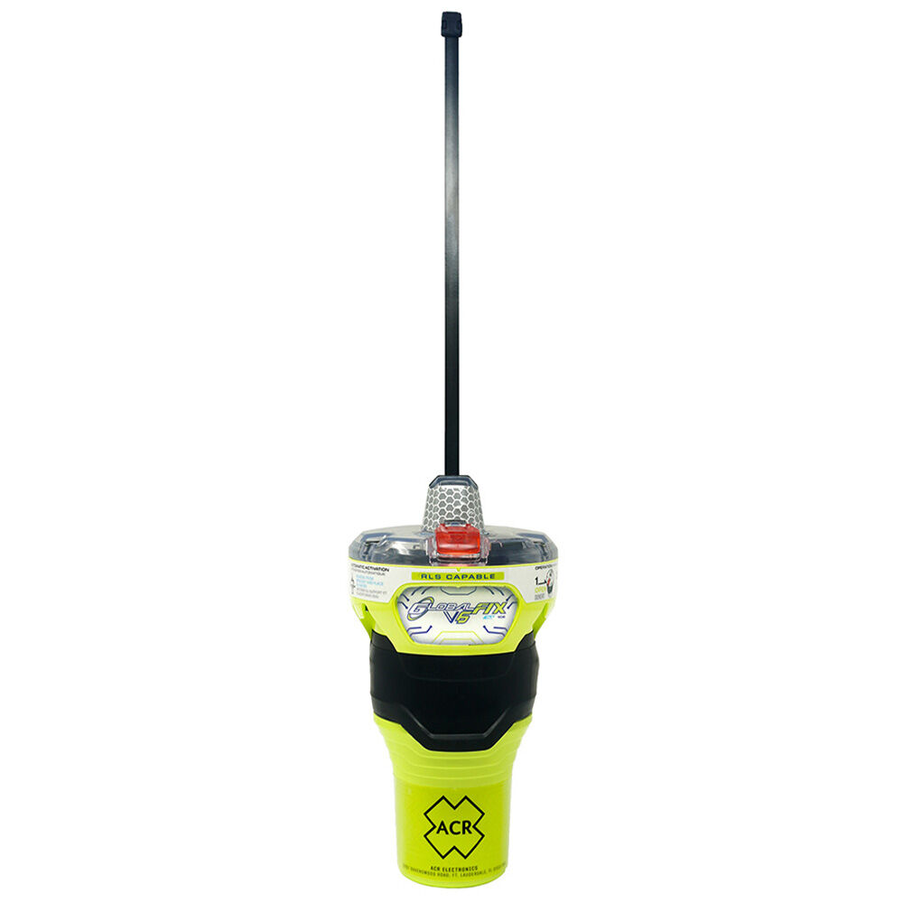 ACR Electronics ACR GlobalFix V6 Emergency Position-Indicating Radio Beacon with Cat II Bracket in Red