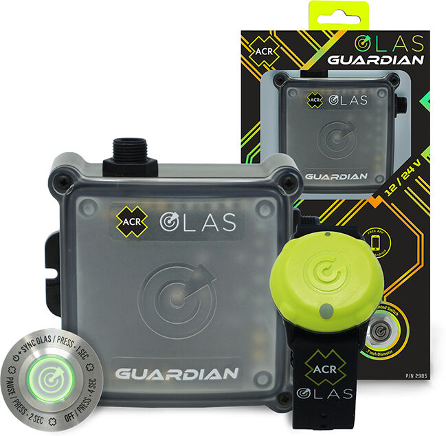 ACR Electronics ACR OLAS GUARDIAN Wireless Engine Kill Switch & Man Overboard (MOB) Alarm System in Red