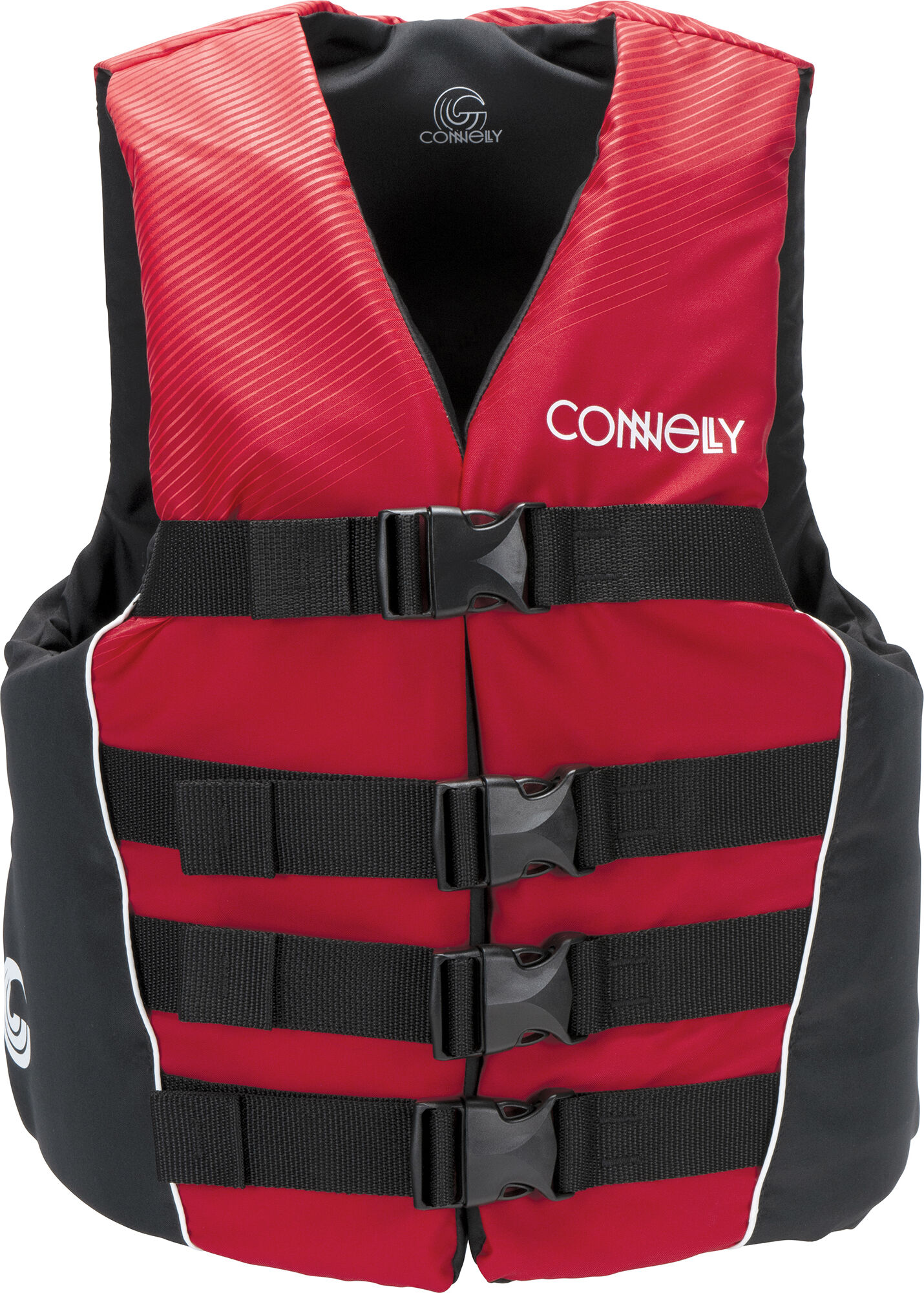 Connelly Men's Promo 4-Belt Nylon Life Jacket - Red - 2X/3X