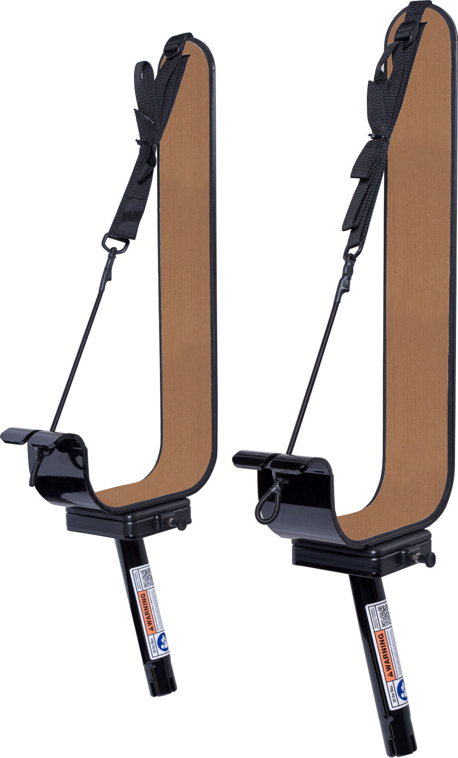 Manta Racks L2K Black Paddleboard/Kayak Rack For 30° Rod Holders