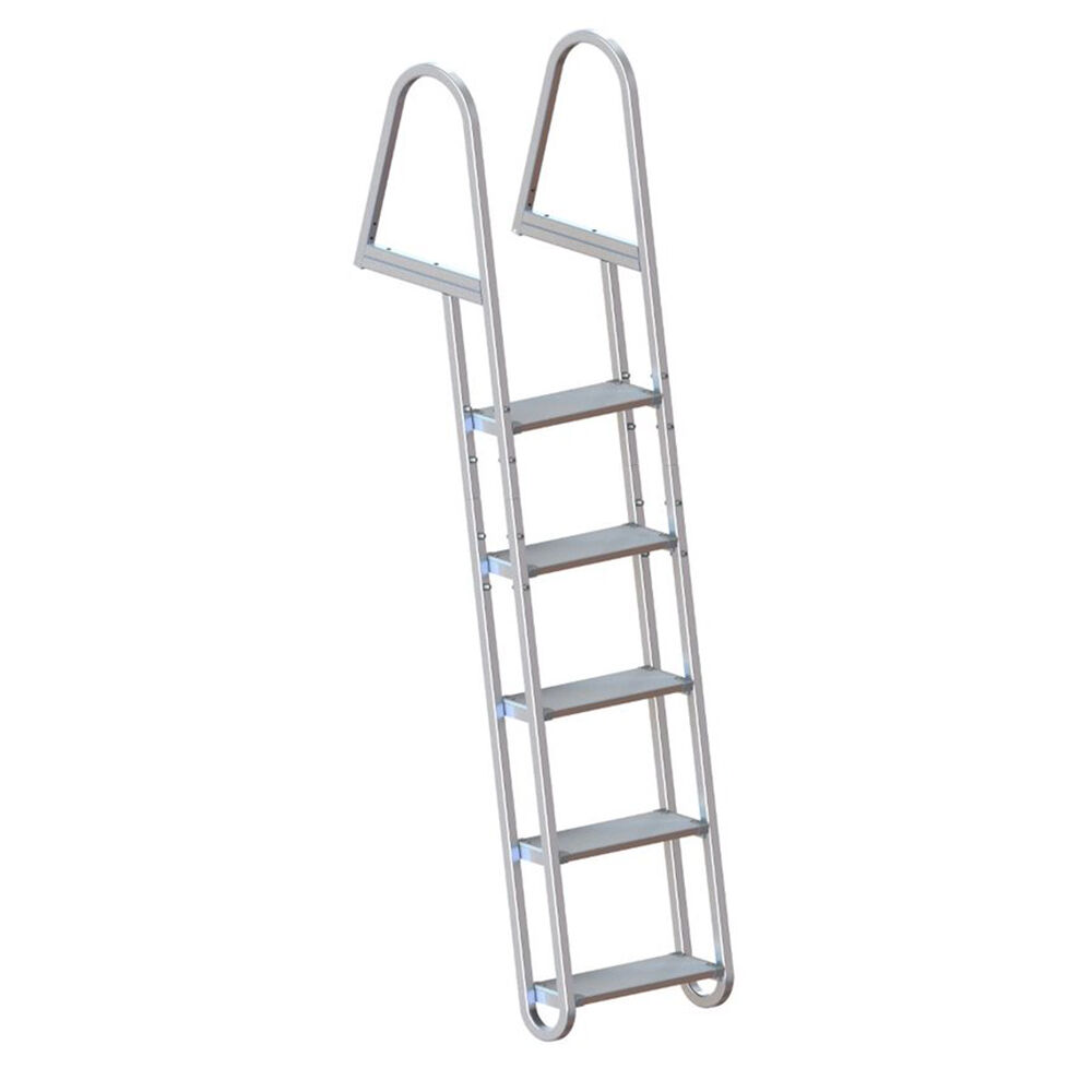 Edge Kwik Release Aluminum Stand-Off Dock Ladder, 5-Step