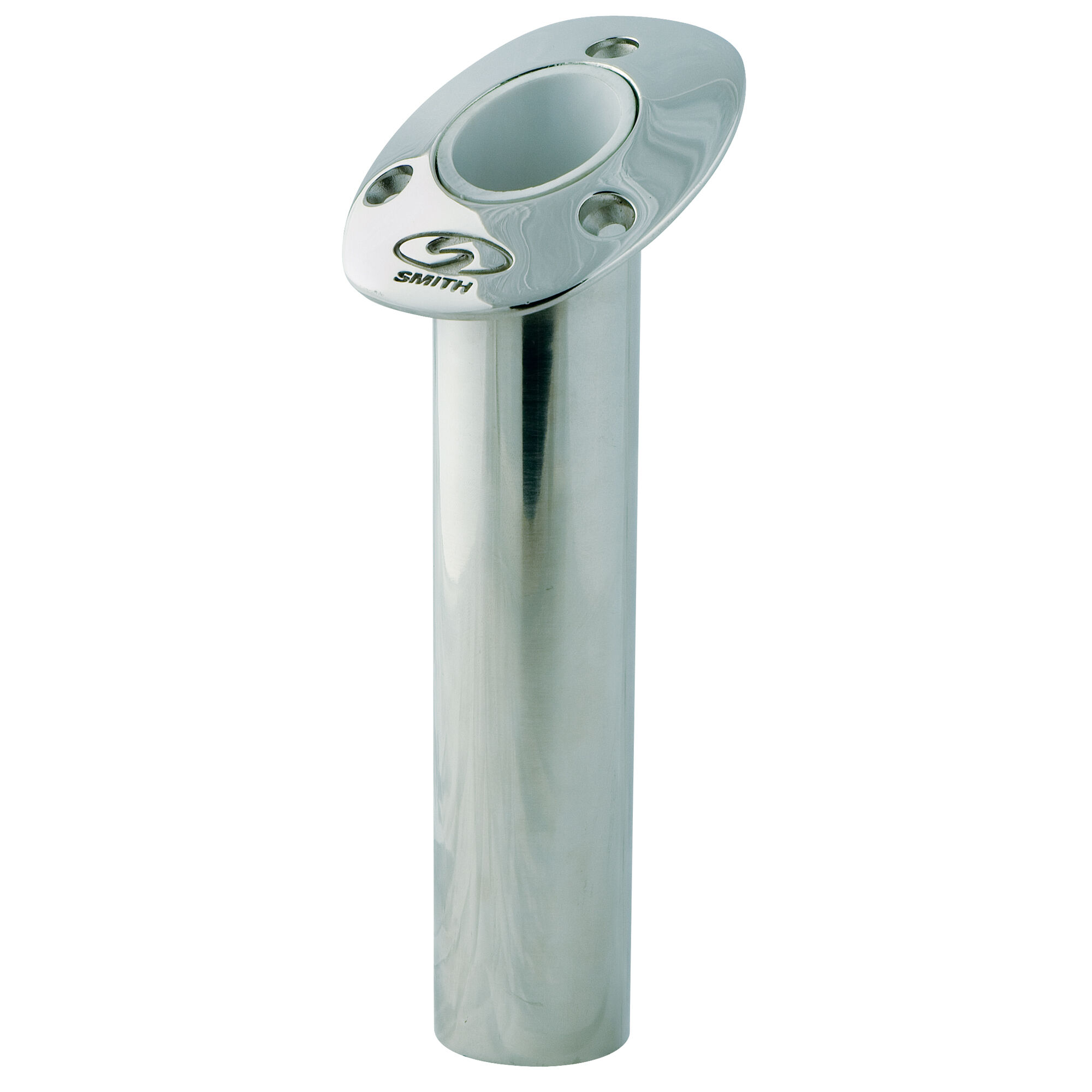 Smith Stainless Steel Fishing Rod Holder in White