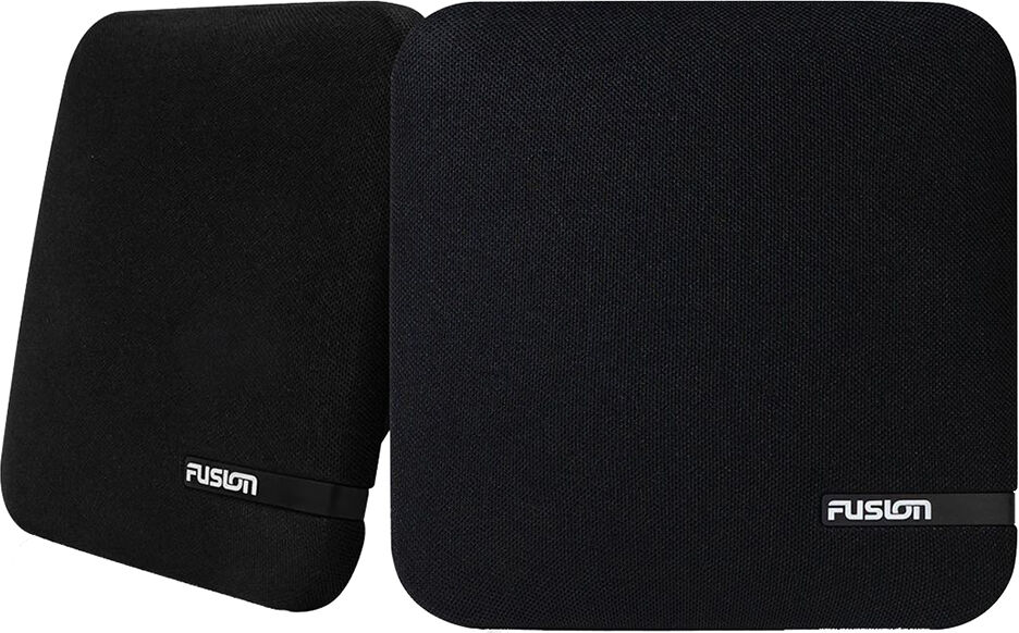 Fusion SM-F65CW SM Series 6. 5" Shallow Mount Square Speakers in Black