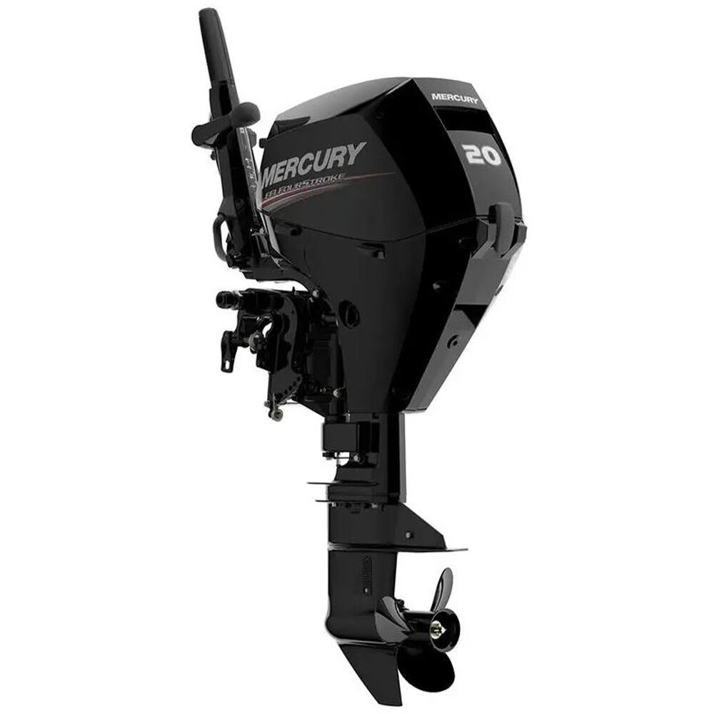 Mercury Marine 1A20411LK 20 HP 4-Stroke EFI Outboard, 20" Shaft, Electric Start and Power Tilt