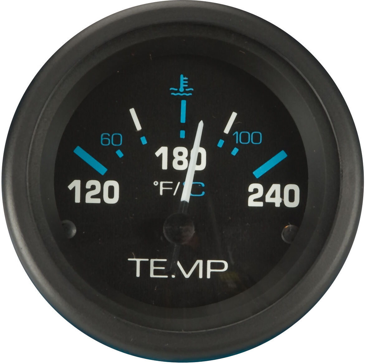 Sierra Eclipse 2" I/O Water Temperature Gauge in Blue