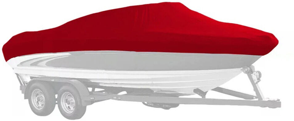 Covermate Conventional Bass Boat Extended O/B 14'6"-15'5" BEAM 78" - Red