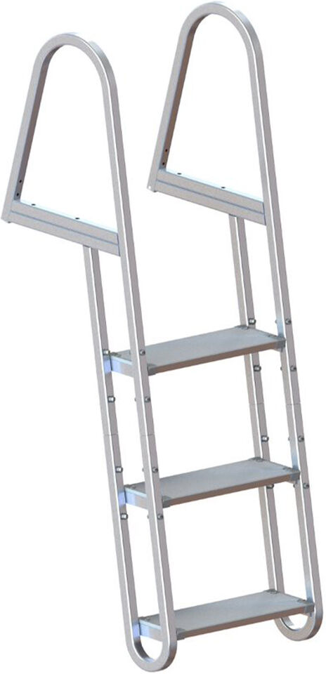 Edge Kwik Release Aluminum Stand-Off Dock Ladder, 3-Step