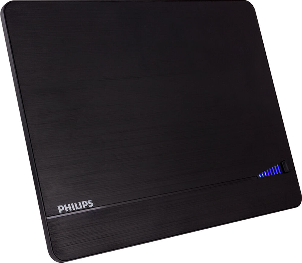 Philips HD Signal Finder Amplified Antenna in Black