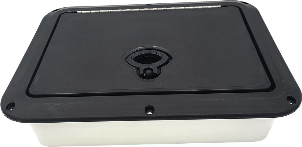 DPI Marine 9" x 12" Glove Box w/ Dual USB Charging Station, Black