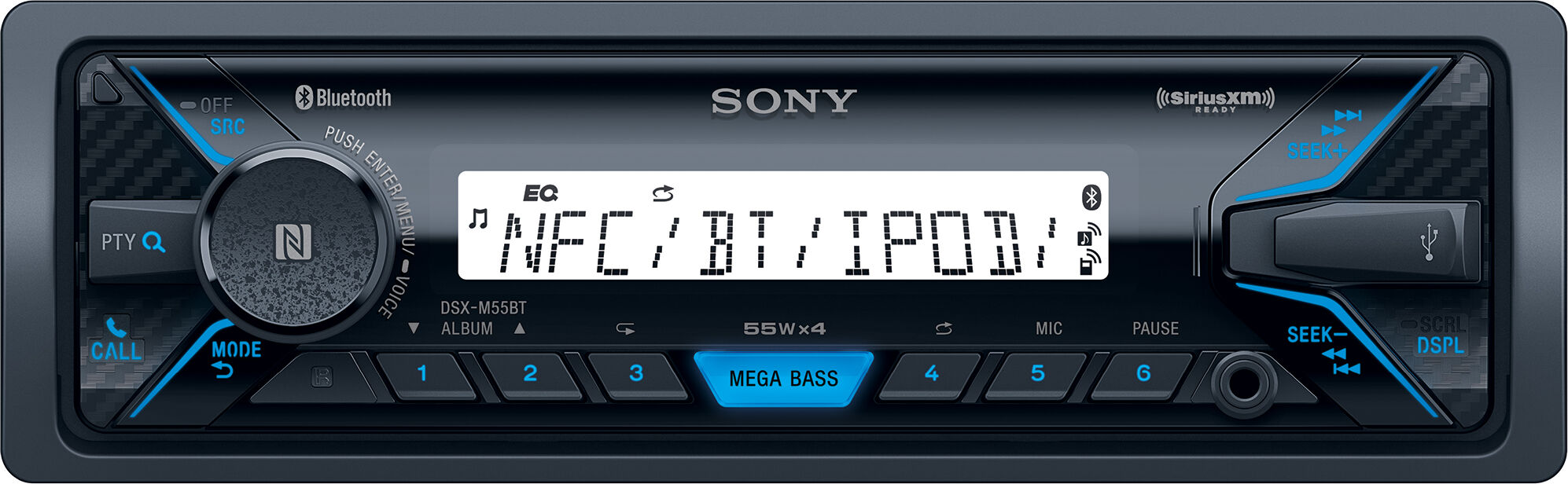 Sony DSX-M55BT Media Receiver With Bluetooth