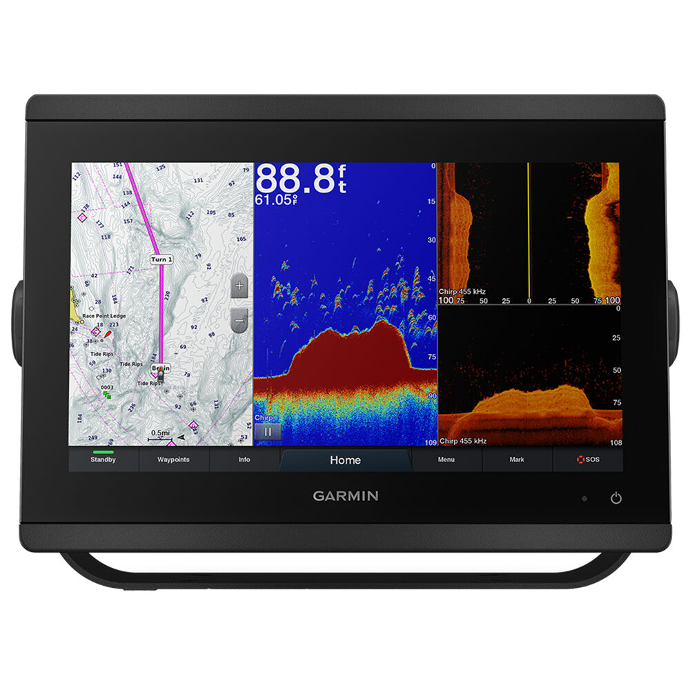 Garmin GPSMAP; 8412xsv 12" Chartplotter/Sounder Combo w/ Worldwide Basemap & Sonar in Black