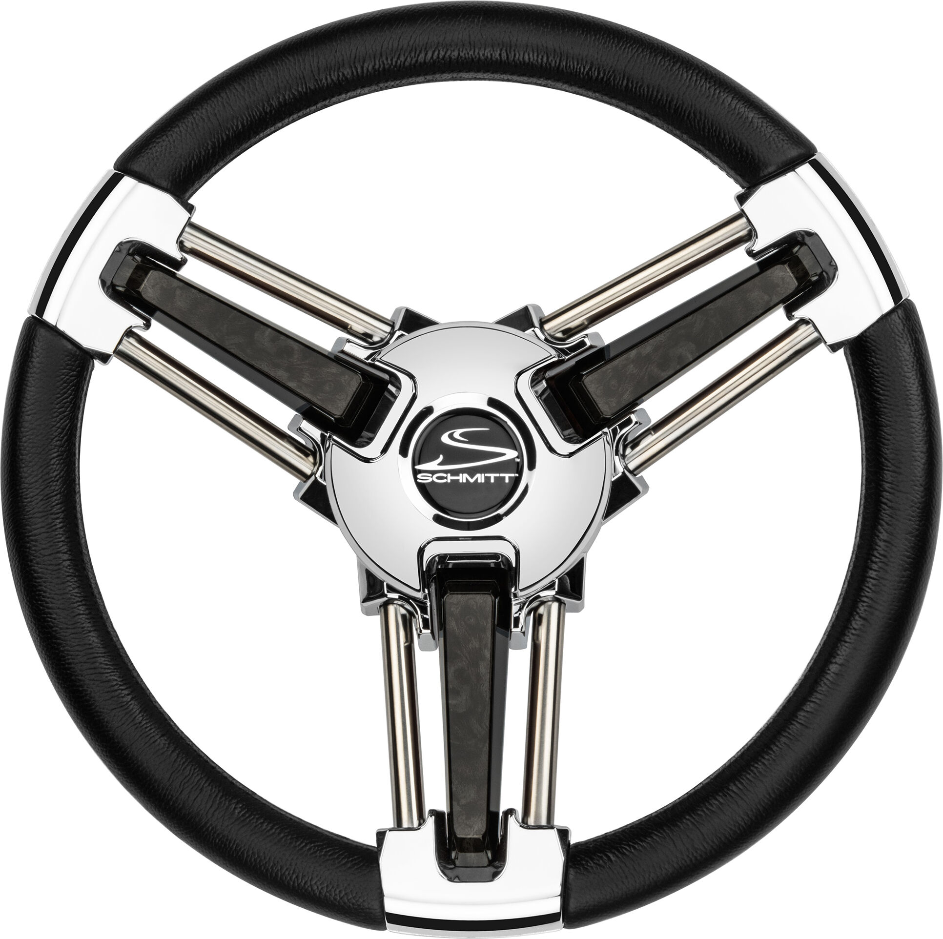 Schmitt Burano Polyurethane Steering Wheel in Black