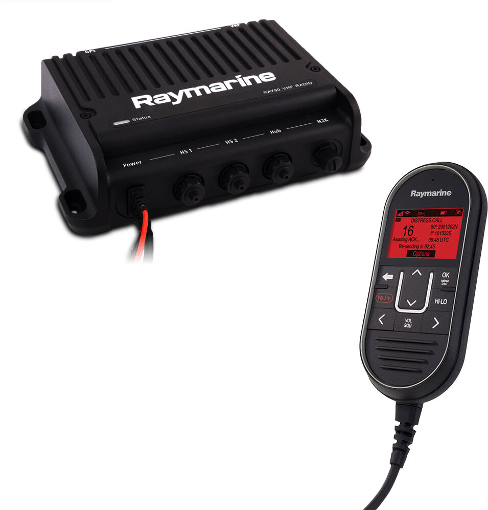 Raymarine Ray91 Modular Dual-Station VHF Black Box Radio System w/ AIS