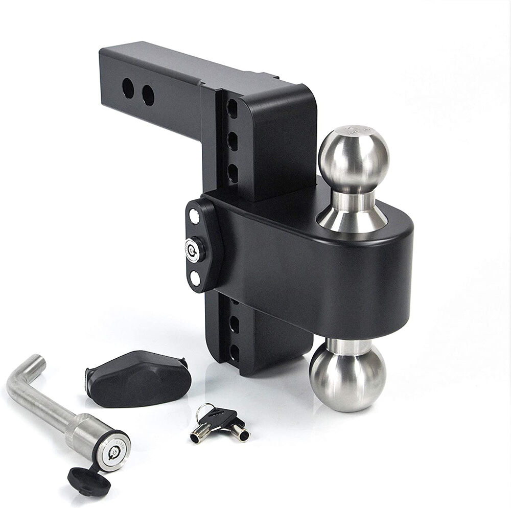 Weigh Safe LLC Weigh Safe 180 ° Drop Hitch w/ Keyed Alike Key Lock and Hitch Pin, Black Cerakote Finish