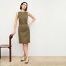 M.M.LaFleur The Maude Dress - Contrast Stitch Eco Better Than Denim - Oregano - 12