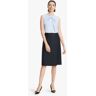 M.M.LaFleur The Logan Skirt - Sharkskin - Ink - +2