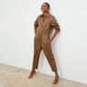 M.M.LaFleur The Carr Jumpsuit - Eco Chino - Sepia - XS