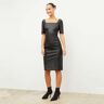 M.M.LaFleur The Noa Dress - Vegan Leather - Black - 0