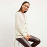 M.M.LaFleur The Caro Cardigan - Cashmere - Light Cream - XL