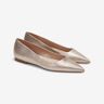 M.M.LaFleur The Rowan Flat - Brushed Metallic - Prosecco - 35.5