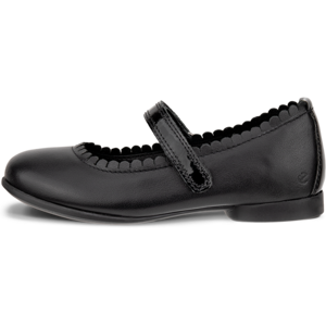 ECCO Anine - Kids' Leather Mary Jane Flat - Black